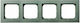As Quadruple Frame Green Matte R-4g/84