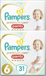 Pampers Premium Care Diaper Pants No. 6 for 15+...