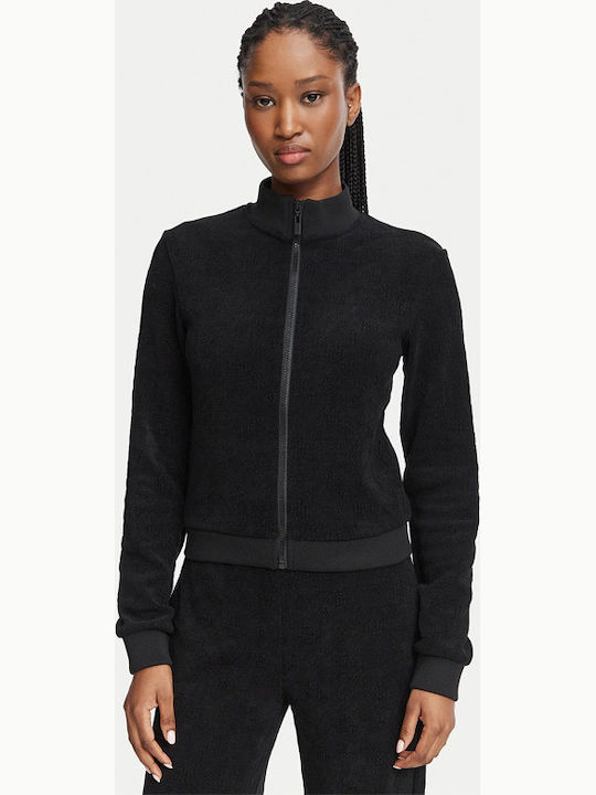 Guess Cardigan Dama cu Fermoar Jblk