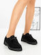 Damen Flatform-Sneakers Schwarz