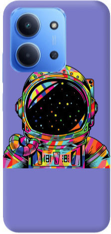 Xiaomi Redmi 15c Astronaut 209 Purple Colored Silicone Tpu Θήκη