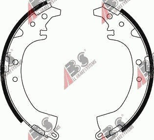Bremsbacken Toyota Camry 91–99 0449542010