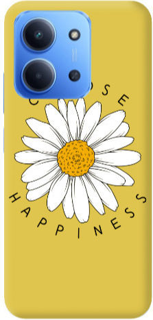 Husă din TPU Siliconat de Culoare Galbenă Xiaomi Redmi 15c Chose Happines