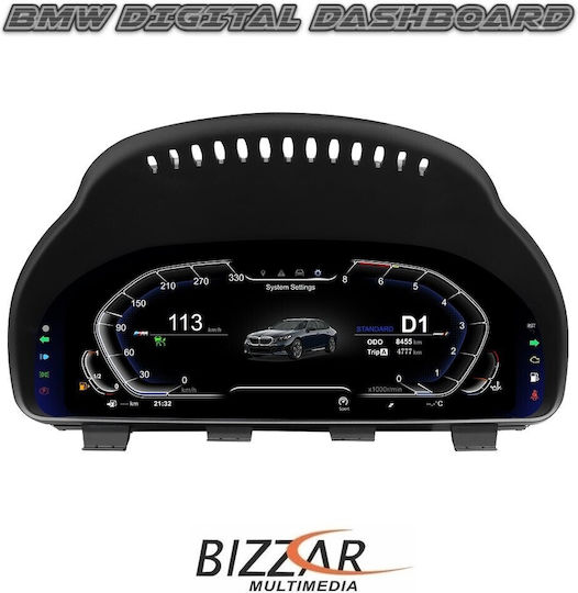 Bizzar Digital Cluster Bmw F06 F07 F10 F12 F13 F01 F25 F26 F15 F16 Digital Lcd Instrument Cluster 12.3" Carplay Hdmi In