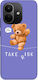 Xiaomi Redmi Note 17 Pro Max Take Risk Purple Colored Silicone Tpu Θήκη