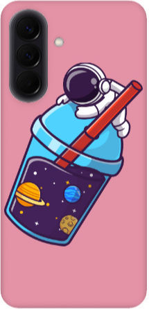 Husă Samsung A57 Longing In Space Roz din Silicon TPU