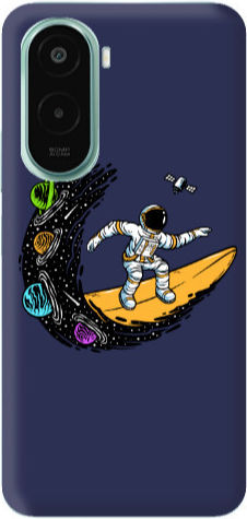 Силиконов TPU калъф Xiaomi Poco M7 Surf In Space в тъмносин цвят