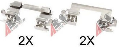 Комплект спирачни накладки Zest Toyota Previa 0440992000