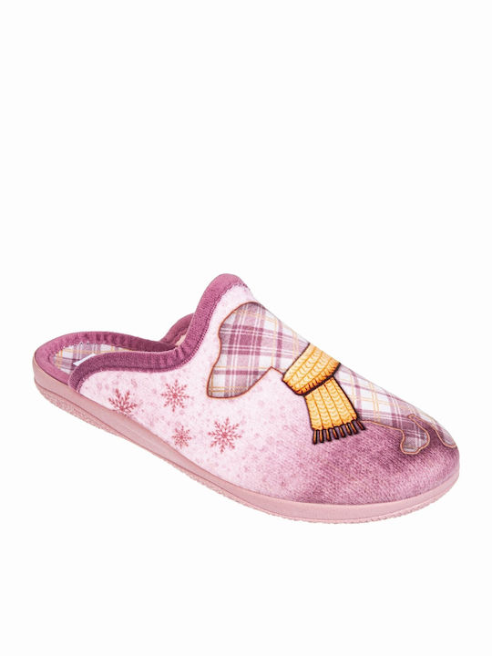 Adam's Shoes Damen-Winterhausschuhe mit Tiermot...
