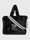 Damen-Tote-Tasche aus Fell Schwarz