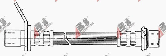 Flex Brake Line Toyota Avensis 97-99 P T 9008094065