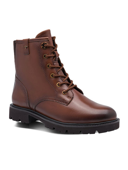 Tamaris Leather Women's Ankle Boots Cognac Nappa