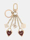 Guess Keyring Rw7589p6401-plu Χρυσο
