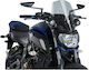 Puig New Generation Touring Motorrad-Windschutzscheibe Yamaha MT-07 18–20 Rauchfarben