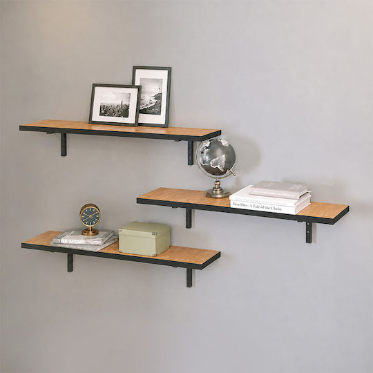 Рафтове Versa Pine Oak (3 бр.) 80x19x17 см