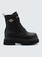 Damenstiefeletten mit Mittelhohem Absatz Schwarz