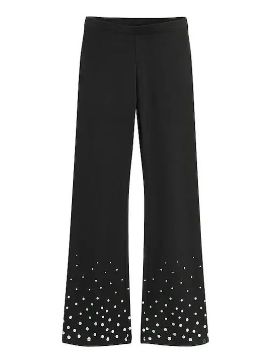 Kids Long Black Leggings