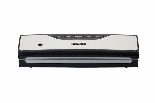 Aparat de Sigilare în Vid pentru Alimente Heinner Foodseal Hav-y136bkss 130 W Alimente Uscate și Lichide 5–6 L Min Lățime de Sigilare 30 Cm Negru Detalii din Oțel Inoxidabil