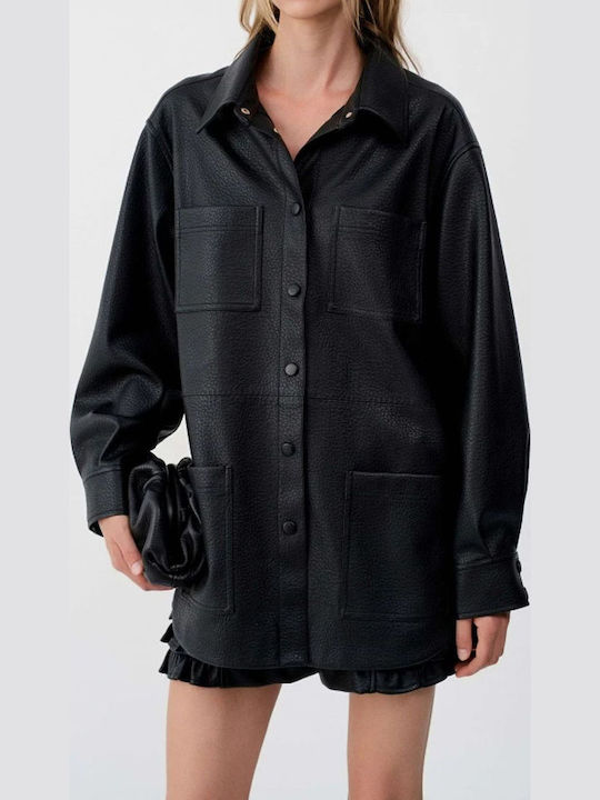 Women's Black Overshirt