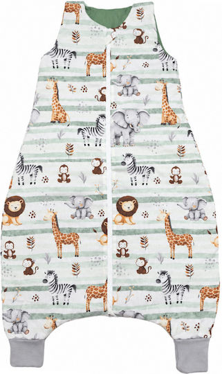 Kidizi Пролетен бебешки спален чувал с крачоли 1 tog Safari Green
