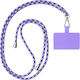 Zanaé Cordella Series Adjustable Smartphone Neck Lanyard Adapter Purple