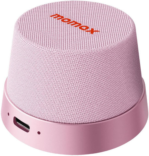 1-Vibe Go Ηχείο Bluetooth 3W με Διάρκεια Μπαταρίας έως 12 ώρες Ροζ