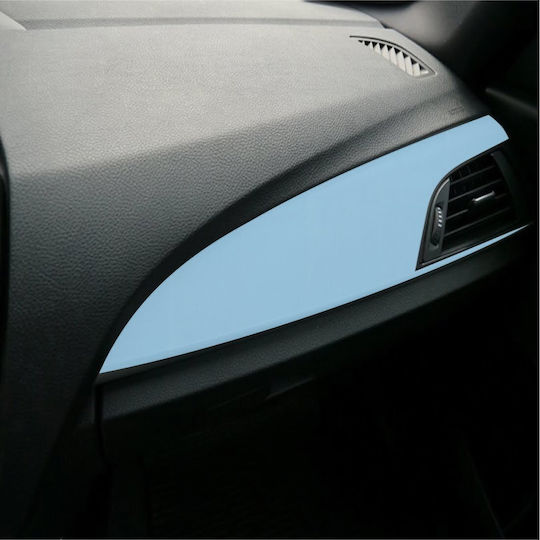 Car Wrapping Film Trims Light Blue Velvet Model 100 X 45cm