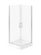 Cersanit Shower Cabin with Hinged Door 16x80x80cm White