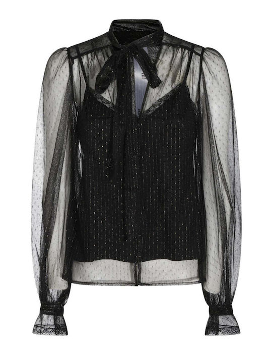 Long Sleeve Women's Shirt Black