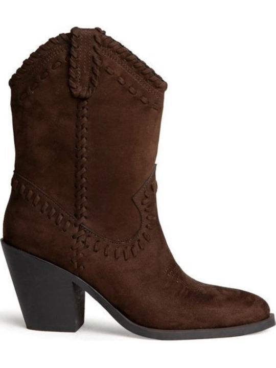 Corina Damen Stiefeletten mit Hohem Absatz Braun