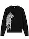 Damen-Sweatshirt Schwarz