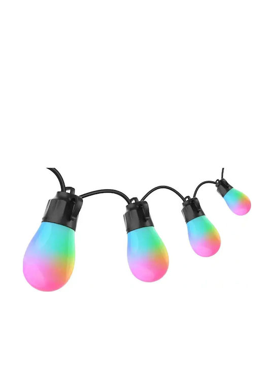 Neewer Waterproof Smart LED Garland Lights 15m with 15 Lamps