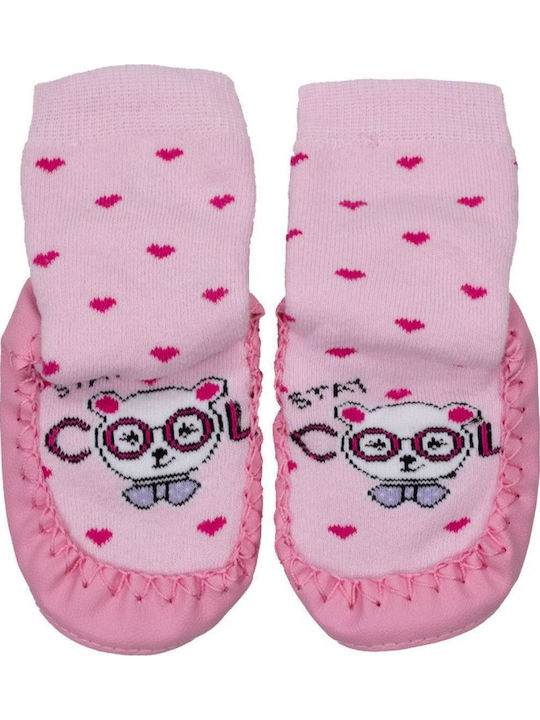 Kamtex Baby Kids' Slipper Socks Salmon