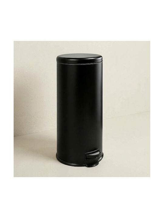 Sidirela Abfalleimer aus Edelstahl 30 l Schwarz...