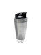 Level-S Proteinshaker 500 ml aus rostfreiem Stahl, silbern