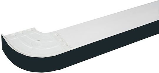 Rodeco Lambriu pentru Galerie de Perdele Dortmund 220 cm din Plastic
