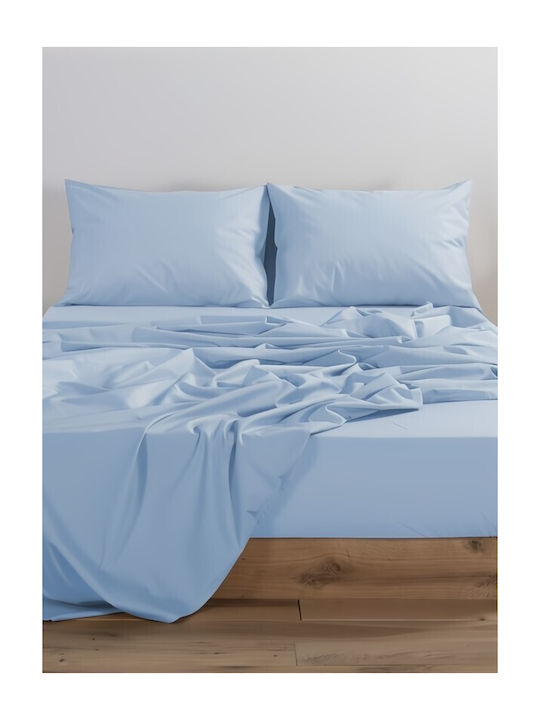 Nef-Nef Homeware Basic Чаршаф за Спалня с Ласти...