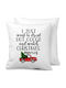 I Just Want To Drink Hot Cocoa Watch Christmas Movies Pickup Truck Sofa Cushion 40x40cm Filling Included
