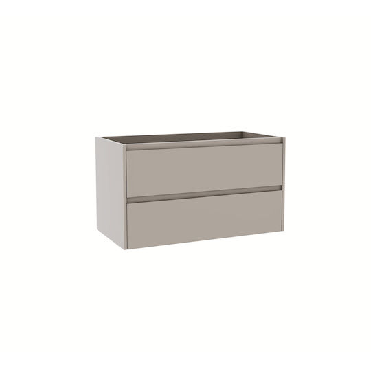 Karag Dyma 90 Πάγκος με Νιπτήρα Μ90.5xΒ47.5xΥ50cm Walnut Brown