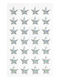 Αυτοκολλητα Bsb Creative Christmas 3d Stars Silver 1 Φύλλο