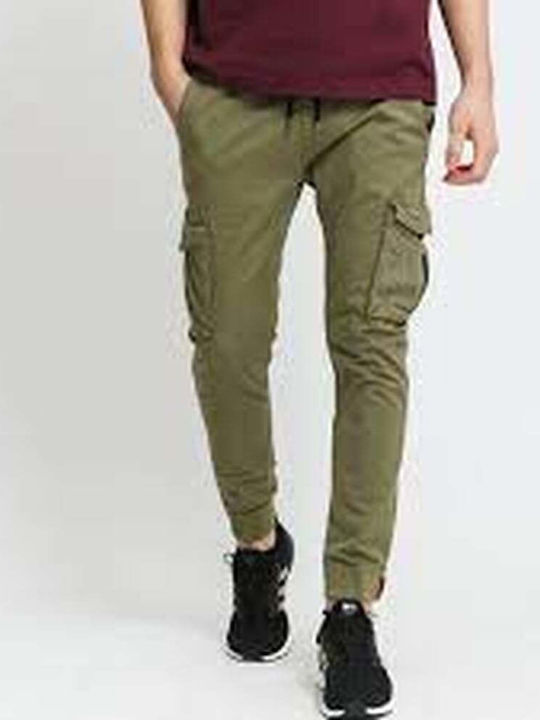 Alpha Industries Ανδρικό Παντελόνι Χακί