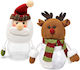 Βάζο Xmas Φιγούρα 25x Ø10cm Xmasfest 1134296