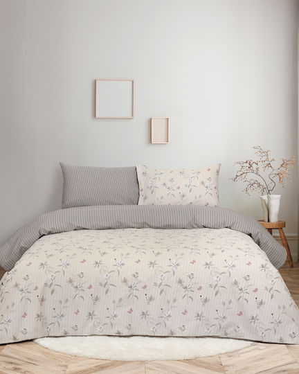 Kocoon Victoria Set Cearceafuri de Pat Super Duble 240x270 cm Gri (4 buc)