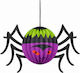 Lampion Suspendat din Hârtie în Formă de Păianjen pentru Halloween 28x18 Cm