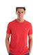 Kurzarm-Poloshirt Rot