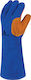 Delta Plus Welder's Work Gloves Leather/Cotton