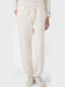 Fleece Jogger Sweatpants Off White