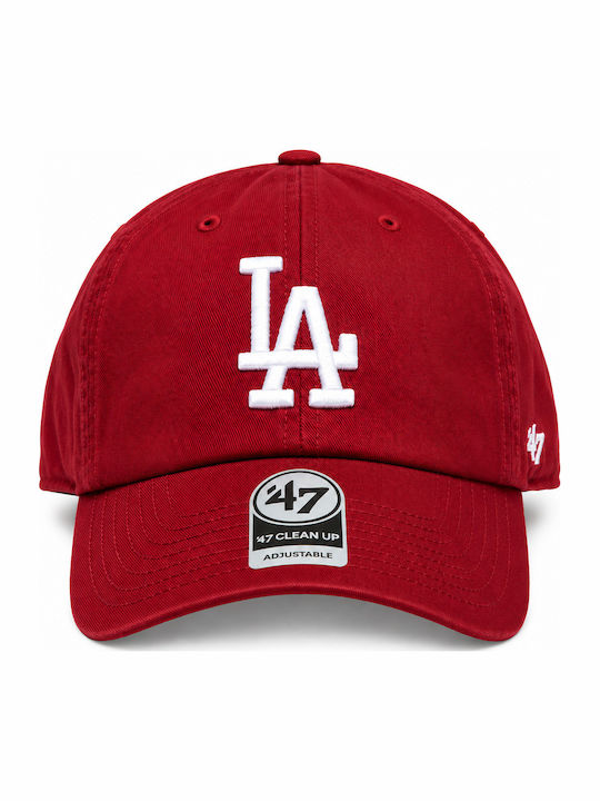 Шапка с козирка ’47 Clean Up с регулируемо закопчаване Los Angeles Dodgers MLB Razor Red