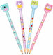 Молив Гума Bounce Buddies HB Sweet Animals Keyroad