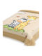 Adam Home Spanische Babydecke für Kinderbett Ster 637 Samt Beige 110x140 cm